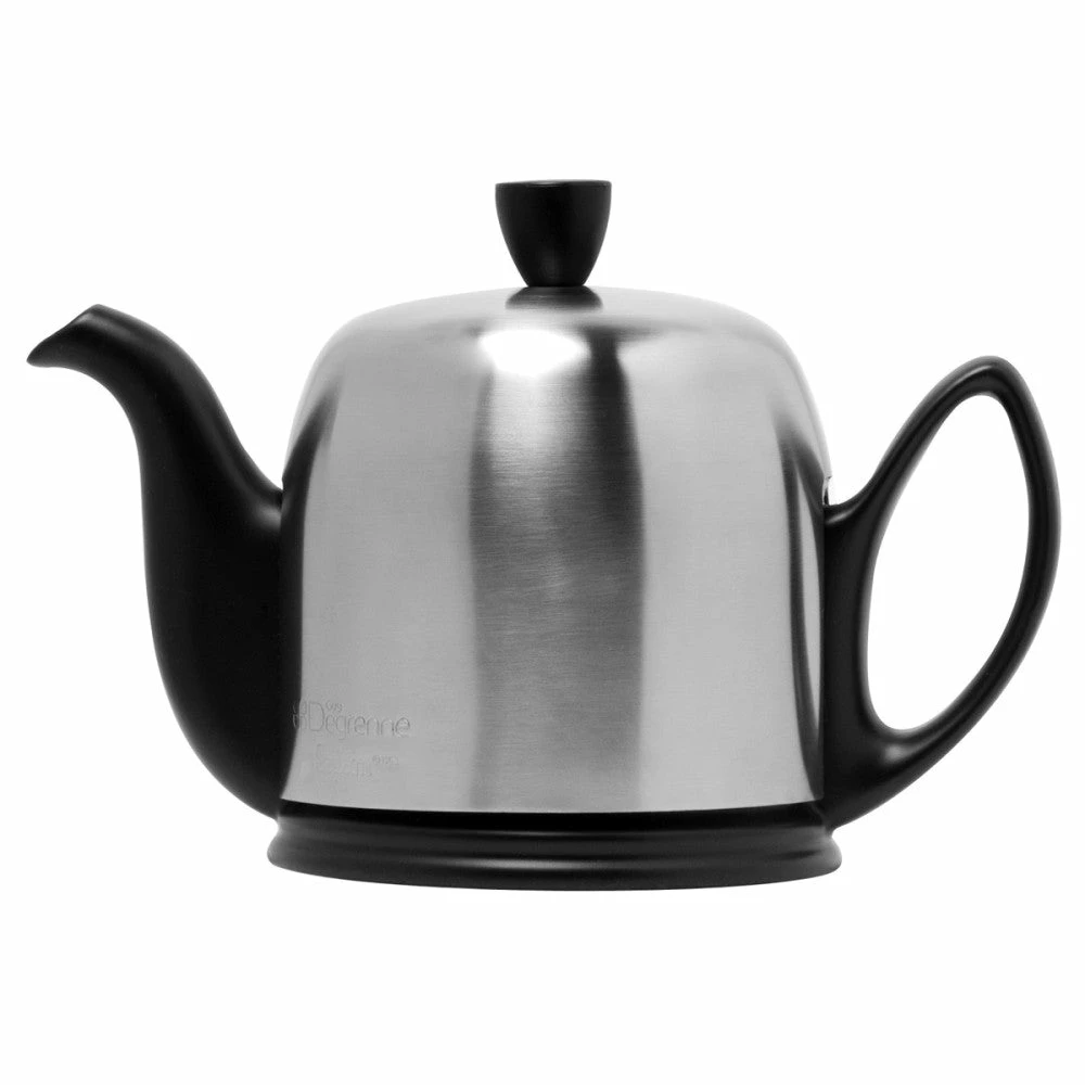 Best deal π Guy Degrenne Salam - Matte Black Base With Matte Stainless Steel Cover 4 Cup Teapot π 1 Guy Degrenne Salam - Matte Black Base With Matte Stainless Steel Cover 4 Cup Teapot