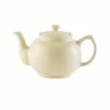 Pippins Tea Company Inc. Price & Kensington, Matte Cream Teapot, 6 Cup 1100ml/39oz Tea Wares