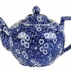Burleigh Blue Calico Teapot