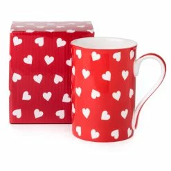 Pippins Tea Company Inc. Tea Wares Mug; Hearts, By McIntosh