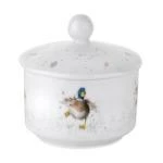 Royal Worcester Tea Wares Wrendale Covered Sugar
