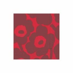 Pippins Tea Company Inc. Napkin, Marimekko Unikko Red Red , Lunch
