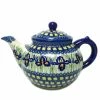 Boleslawiec Polish Pottery - Iris Afternoon Teapot Tea Wares
