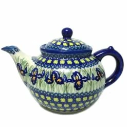 Boleslawiec Polish Pottery - Iris Afternoon Teapot Tea Wares