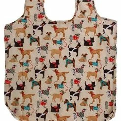 General Store Reusable Roll Up Tote Bag, Ulster Weavers - Hound Dogs