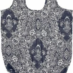 General Store Reusable Roll Up Tote Bag Ulster Weavers - Fleur De Lis