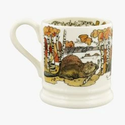 Emma Bridgewater 1/2 Pint Mug - In The Woods Beavers Tea Wares