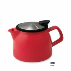 Tea Wares For Life Bell Teapot With Infuser And Lid RED