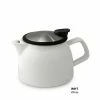 For Life Bell Teapot With Infuser And Lid WHITE