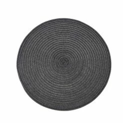 Pippins Tea Company Inc. Round Placemat, Black