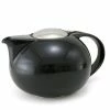 Pippins Tea Company Inc. Zero Japan Saturn Teapot With Infuser BLACK