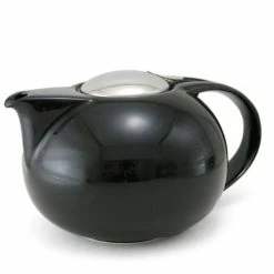 Pippins Tea Company Inc. Zero Japan Saturn Teapot With Infuser BLACK