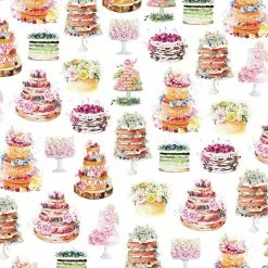 Pippins Tea Company Inc. Tea Towel, Cakes