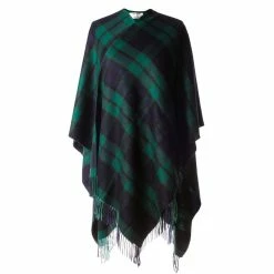 Pippins Tea Company Inc. Black Watch, Lambswool Long Womens Cape General Store