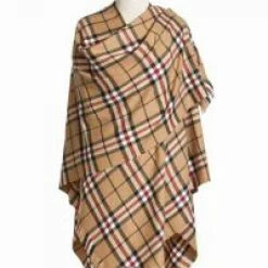 Pippins Tea Company Inc. Thomson Camel, Lambswool Long Womens Cape General Store