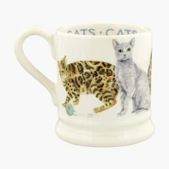 Emma Bridgewater 1/2 Pint Mug - Cats All Over Tea Wares