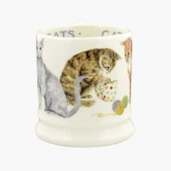 Emma Bridgewater 1/2 Pint Mug - Cats All Over Tea Wares
