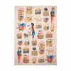 Pippins Tea Company Inc. General Store Tea Towel, Oohlala Cats