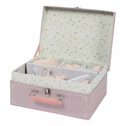 Pippins Tea Company Inc. Children's Tea Set, Moulin Roty, Pink Polka Dot