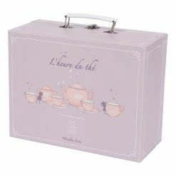 Pippins Tea Company Inc. Children's Tea Set, Moulin Roty, Pink Polka Dot