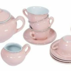 Pippins Tea Company Inc. Children's Tea Set, Moulin Roty, Pink Polka Dot
