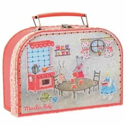 Pippins Tea Company Inc. Children's Tea Set, Moulin Roty, Red Polka Dot