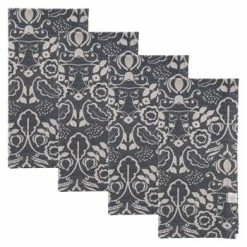 Pippins Tea Company Napkin, Karma, Daphne Floral Set Of 4