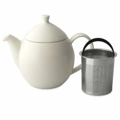 For Life Dew Teapot With Infuser And Lid NATURAL IVORY 14oz