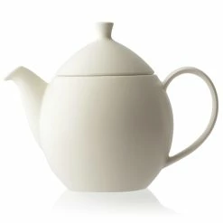 For Life Dew Teapot With Infuser And Lid NATURAL IVORY 14oz