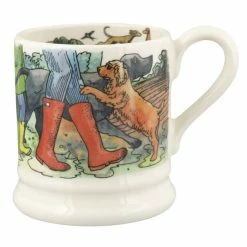 Emma Bridgewater 1/2 Pint Mug - Favourite Dog Walks Tea Wares