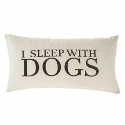 Pippins Tea Company Inc. Cushion, I Sleep With Dogs General Store
