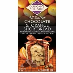 Duncan's Of Deeside - All Butter Chocolate & Orange Shortbread