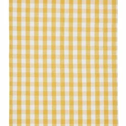 Tea Towel, Gingham Yellow By Ulster Weavers