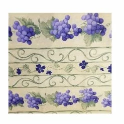 Pippins Tea Company Inc. General Store Tablecloth, Provence, Grapevine Rectangle