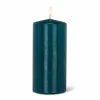 Pippins Tea Company Candle, Pillar Large Green General Store
