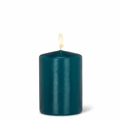 Pippins Tea Company Candle, Pillar Small Green