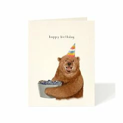 Pippins Tea Company Inc. Card, Birthday, Berry Bear