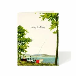 Pippins Tea Company Inc. Card, Birthday, Gone Fishing