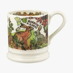 Emma Bridgewater 1/2 Pint Mug - In The Woods Rabbits & Hares