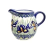 Tea Wares Boleslawiec Polish Pottery - Iris Creamer & Sugar Bowl Set