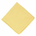 Pippins Tea Company Inc. Napkin, Lace Detail, Yellow, Set Of 6
