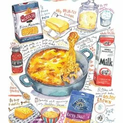 Pippins Tea Company Inc. General Store Tea Towel, Mac And Cheese