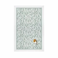 General Store Tea Towel, Mistletoe & Robin By Ulster Weavers