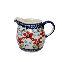 Boleslawiec Polish Pottery - Country Garden Creamer & Sugar Bowl Set
