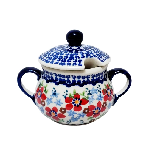 Top 10 π Boleslawiec Polish Pottery - Country Garden Creamer & Sugar Bowl Set π₯ 2 Boleslawiec Polish Pottery - Country Garden Creamer & Sugar Bowl Set