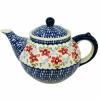 Boleslawiec Polish Pottery - Country Garden Afternoon Teapot Tea Wares