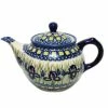 Boleslawiec Polish Pottery - Iris Morning Teapot