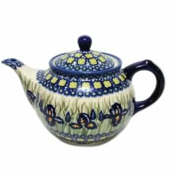 Boleslawiec Polish Pottery - Iris Morning Teapot