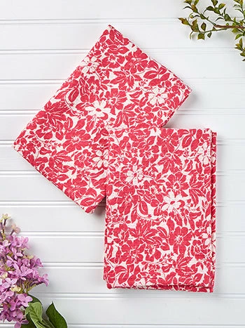 Cheap 🎁 General Store Tea Towel, April Cornell, Madison Red 🌟 1 General Store Tea Towel, April Cornell, Madison Red