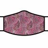 Pippins Tea RainCaper Re-usable Face Mask; Pink Paisley